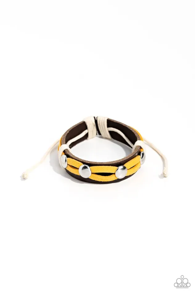 Paparazzi Jewelry Bracelets Paparazzi Bracelet Ready to Ride Yellow Paparazzi Jewelry Bracelets Paparazzi Bracelet Ready to Ride Yellow