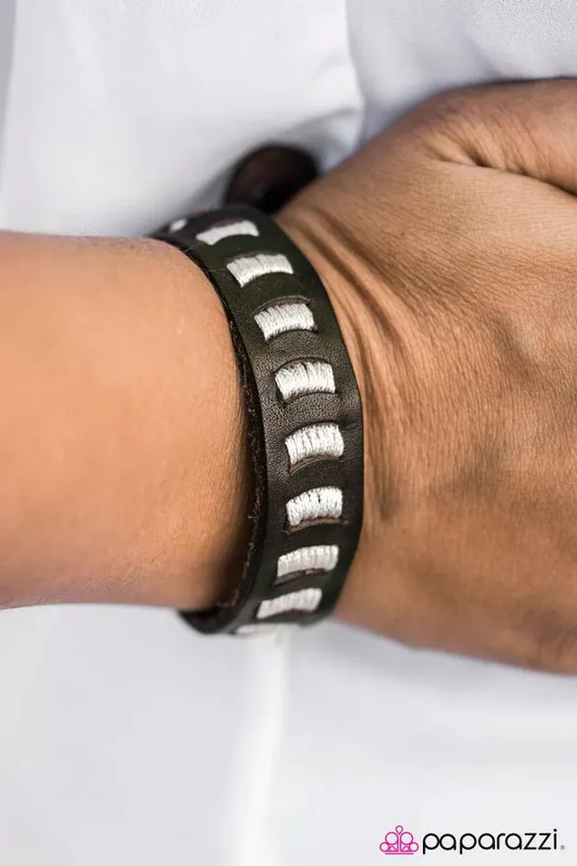 Paparazzi Jewelry Bracelets Paparazzi Bracelet Rough and Ready Brown