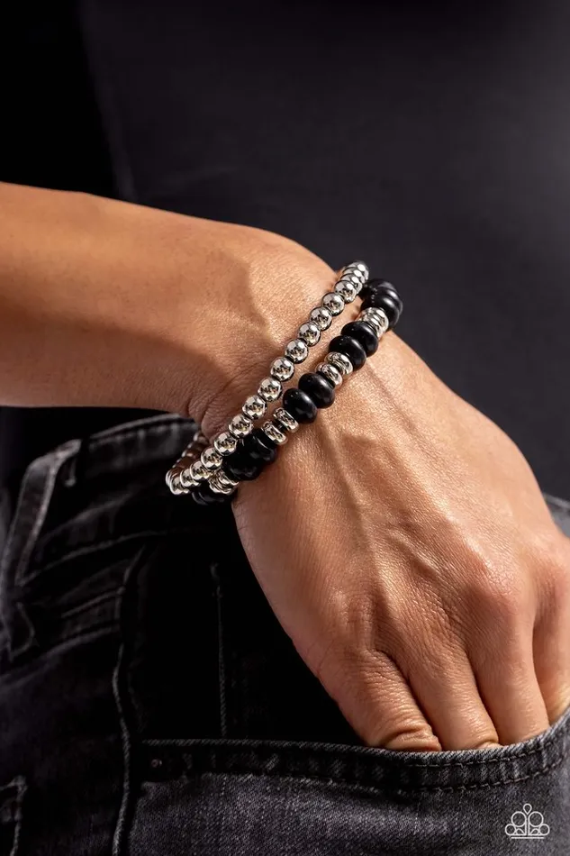 Paparazzi Jewelry Bracelets Paparazzi Bracelet Secret Quarry Black