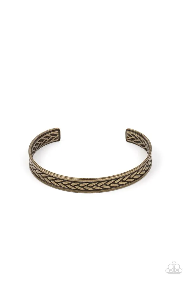 Paparazzi Jewelry Bracelets Paparazzi Bracelet Terra Tread Brass Paparazzi Jewelry Bracelets Paparazzi Bracelet Terra Tread Brass