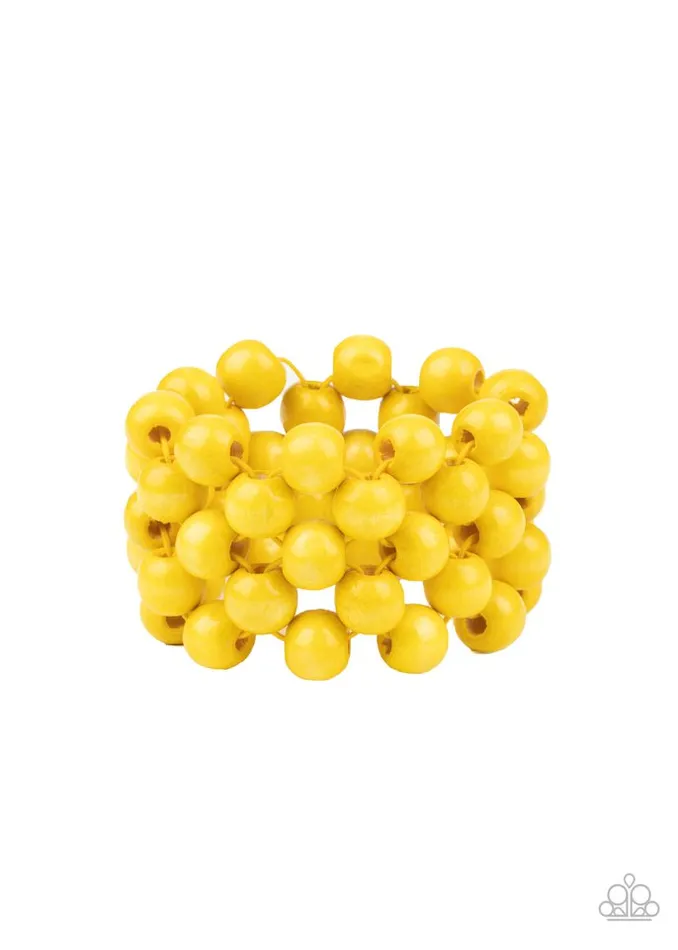 Paparazzi Jewelry Bracelets Paparazzi Bracelet Tiki Tropicana Yellow