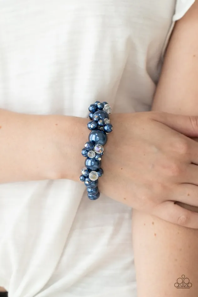 Paparazzi Jewelry Bracelets Paparazzi Bracelet Upcycled Upscale Blue
