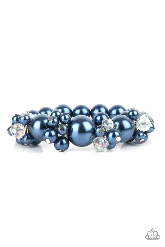 Paparazzi Jewelry Bracelets Paparazzi Bracelet Upcycled Upscale Blue Paparazzi Jewelry Bracelets Paparazzi Bracelet Upcycled Upscale Blue