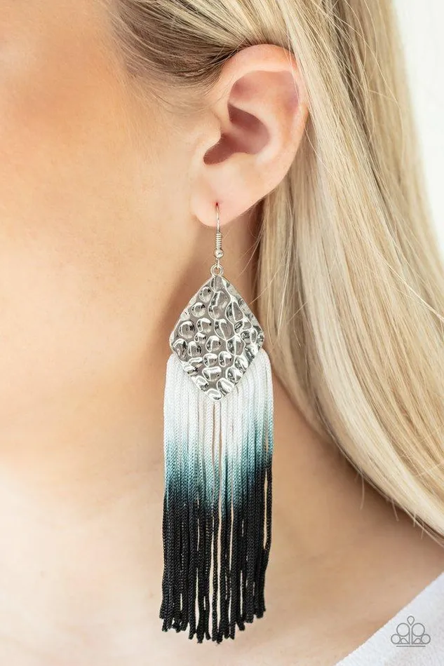 Paparazzi Jewelry Earrings Paparazzi Earring Dip In Black