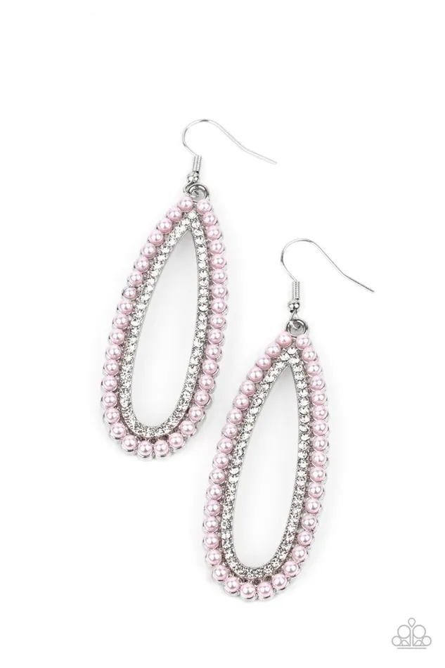 Paparazzi Jewelry Earrings Paparazzi Earring Glamorously Glowing Pink Paparazzi Jewelry Earrings Paparazzi Earring Glamorously Glowing Pink