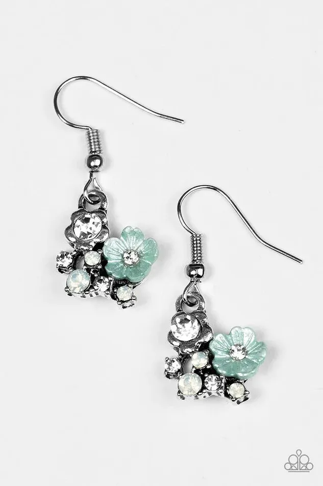Paparazzi Jewelry Earrings Paparazzi Earring Happiness Blooms From Within Green