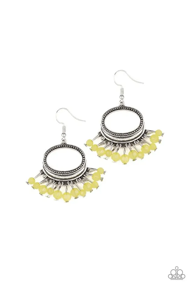 Paparazzi Jewelry Earrings Paparazzi Earring Happy Days Yellow