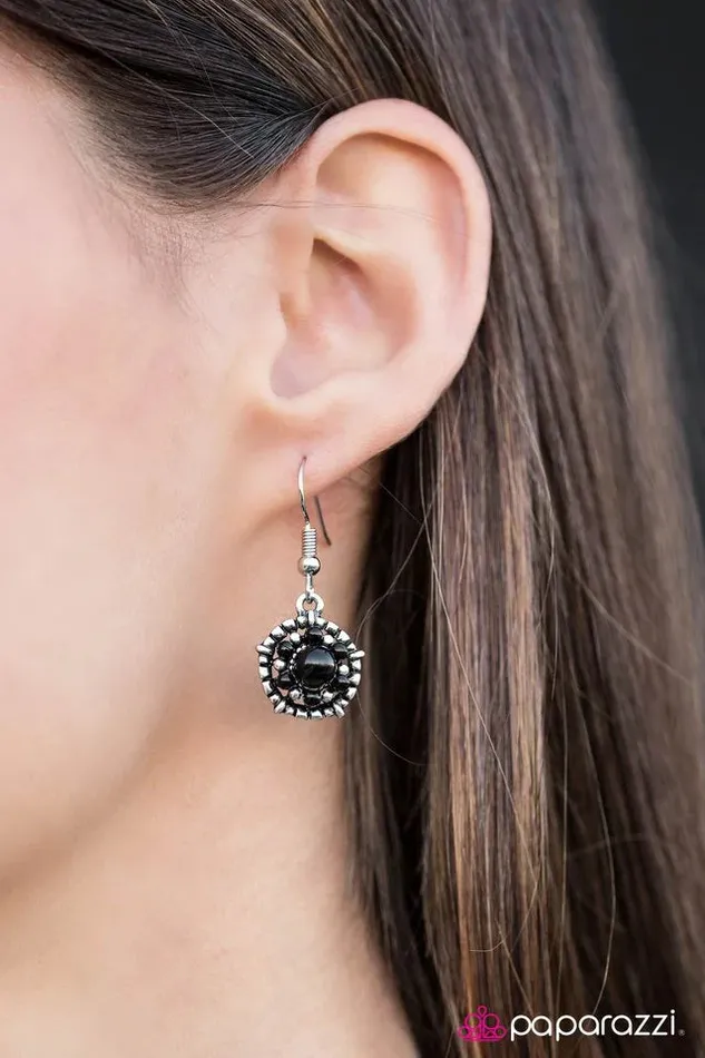 Paparazzi Jewelry Earrings Paparazzi Earring It Must BEAD Love Black