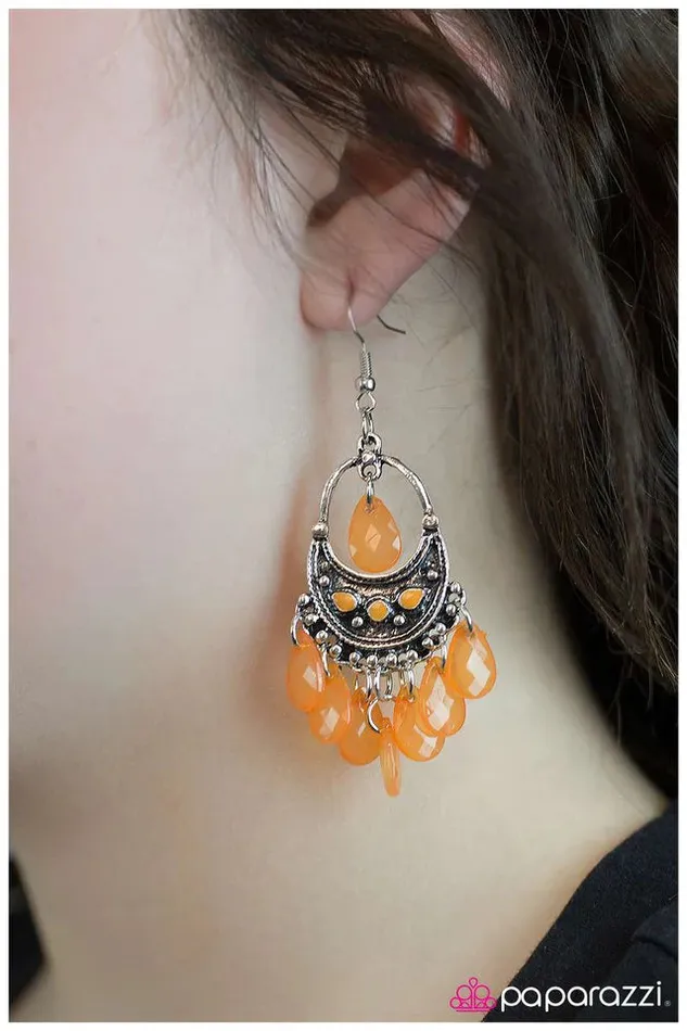 Paparazzi Jewelry Earrings Paparazzi Earring Oh That is Rich Orange