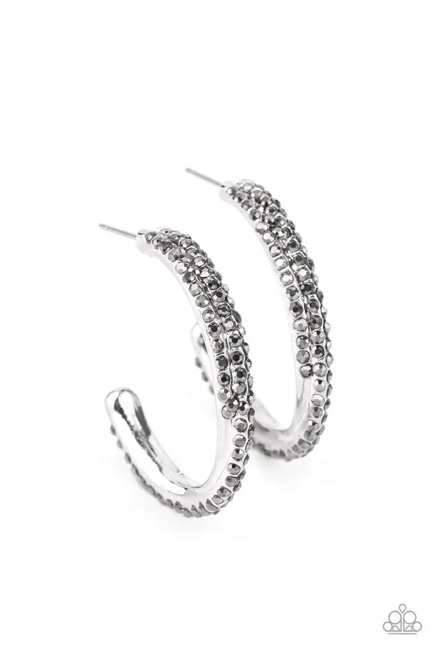 Paparazzi Jewelry Earrings Paparazzi Earring Trail Of Twinkle Silver Paparazzi Jewelry Earrings Paparazzi Earring Trail Of Twinkle Silver
