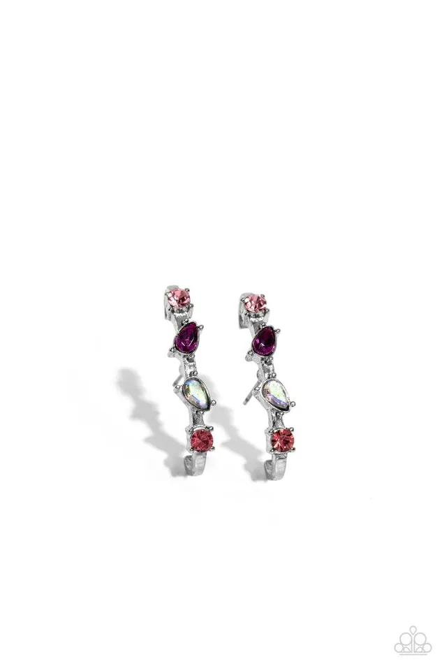 Paparazzi Jewelry Earrings Paparazzi Earring Trendy Twists Pink Paparazzi Jewelry Earrings Paparazzi Earring Trendy Twists Pink