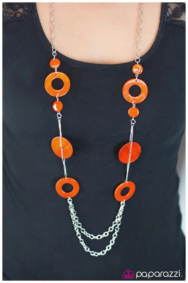 Paparazzi Jewelry Necklaces Paparazzi Necklace As You Wish Orange