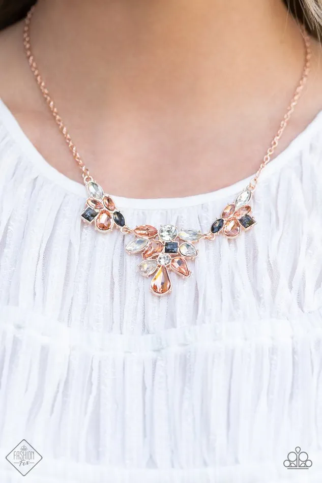 Paparazzi Jewelry Necklaces Paparazzi Necklace Completely Captivated Rose Gold