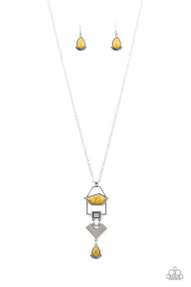 Paparazzi Jewelry Necklaces Paparazzi Necklace Desert Artisan Yellow