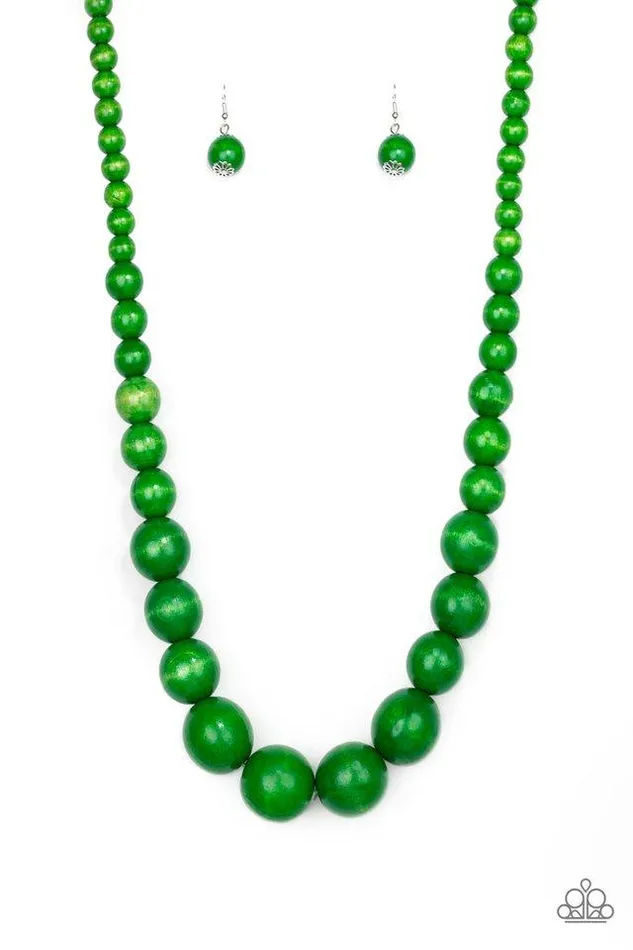Paparazzi Jewelry Necklaces Paparazzi Necklace Effortlessly Everglades Green