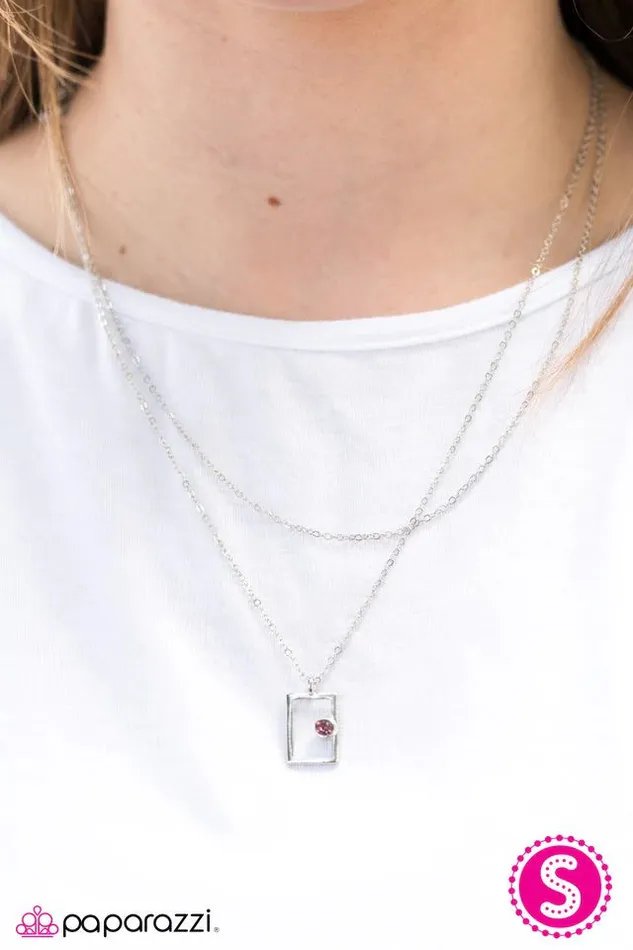 Paparazzi Jewelry Necklaces Paparazzi Necklace Famously Framed Purple