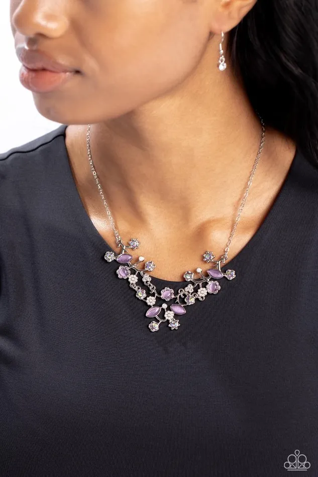 Paparazzi Jewelry Necklaces Paparazzi Necklace Gardening Group Purple
