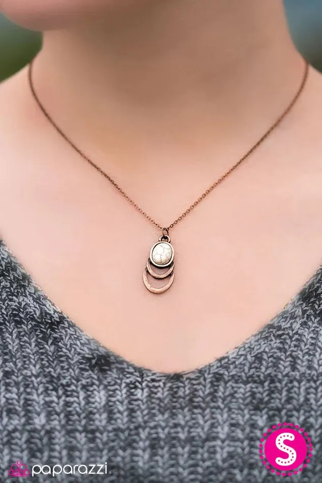 Paparazzi Jewelry Necklaces Paparazzi Necklace Ground Zero Copper