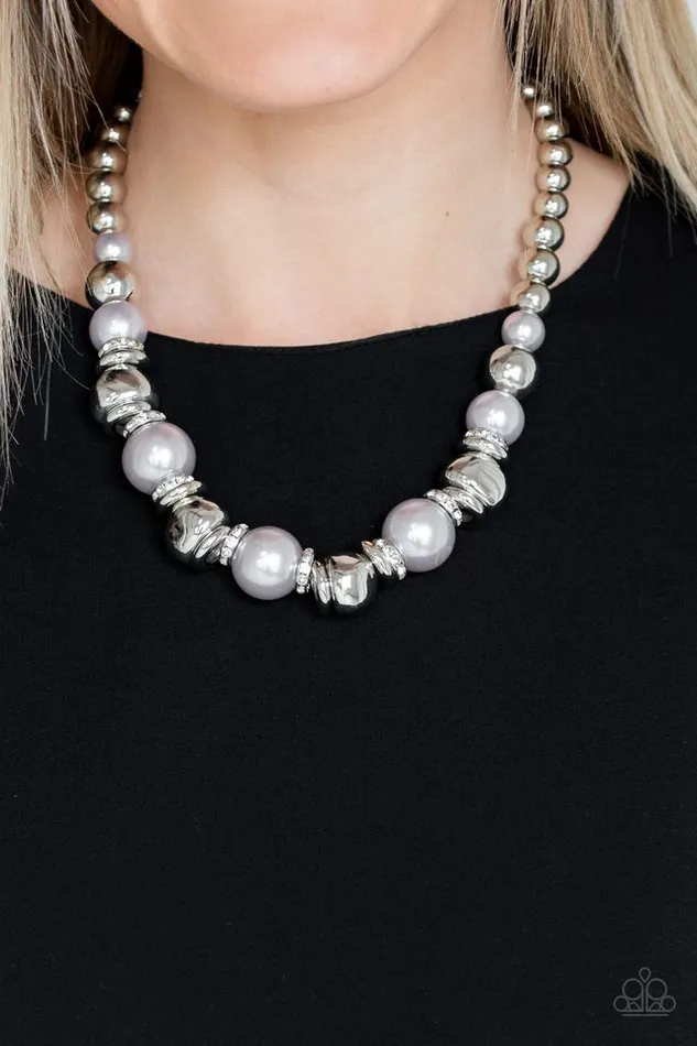 Paparazzi Jewelry Necklaces Paparazzi Necklace Hollywood HAUTE Spot Silver