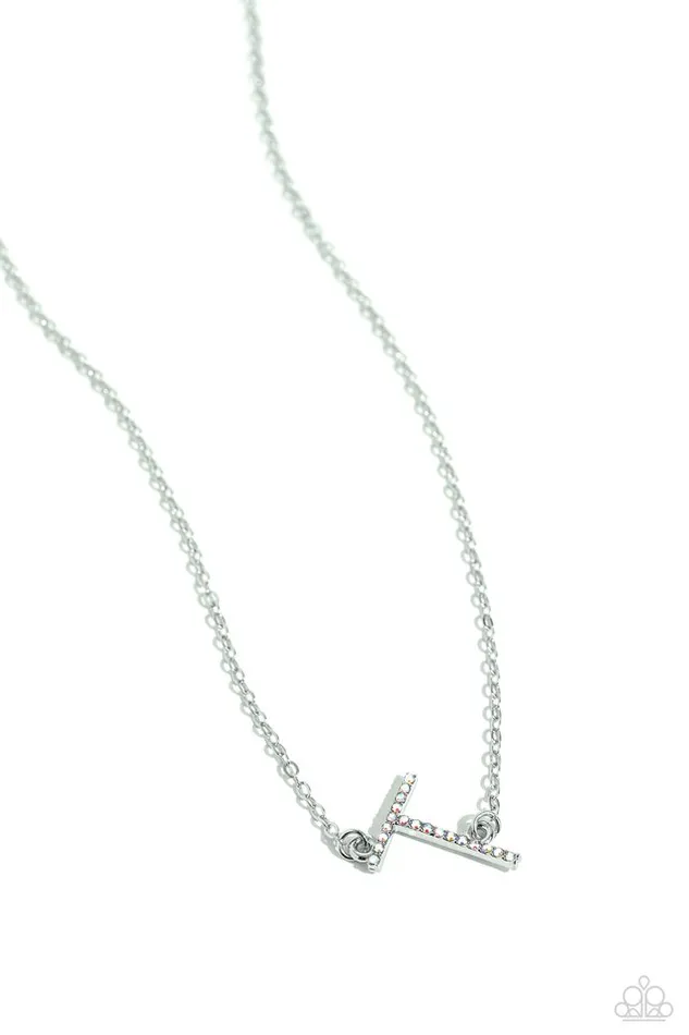 Paparazzi Jewelry Necklaces Paparazzi Necklace INITIALLY Yours T Multi Paparazzi Jewelry Necklaces Paparazzi Necklace INITIALLY Yours T Multi