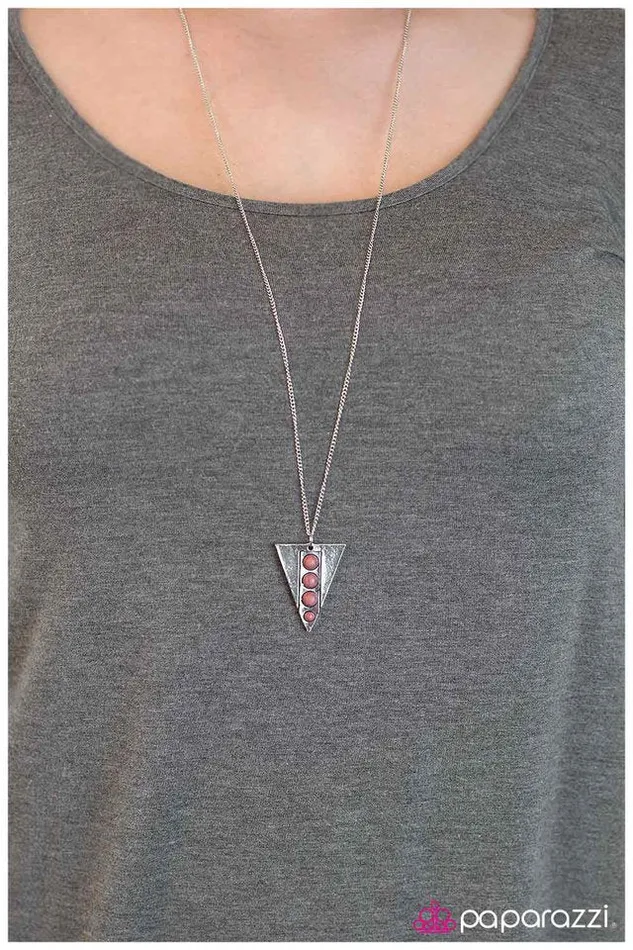 Paparazzi Jewelry Necklaces Paparazzi Necklace Into the Wild Red