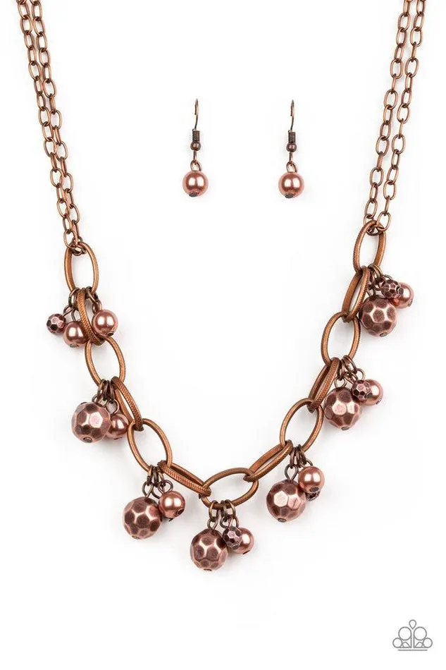 Paparazzi Jewelry Necklaces Paparazzi Necklace Malibu Movement Copper