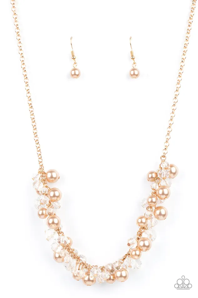 Paparazzi Jewelry Necklaces Paparazzi Necklace Pardon My FRINGE Brown