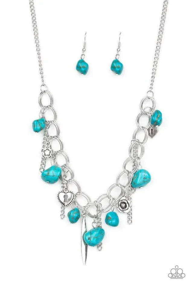 Paparazzi Jewelry Necklaces Paparazzi Necklace Southern Sweetheart Blue