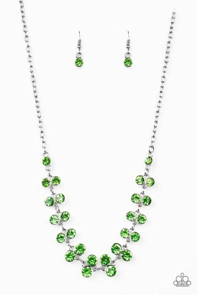 Paparazzi Jewelry Necklaces Paparazzi Necklace Super Starstruck Green