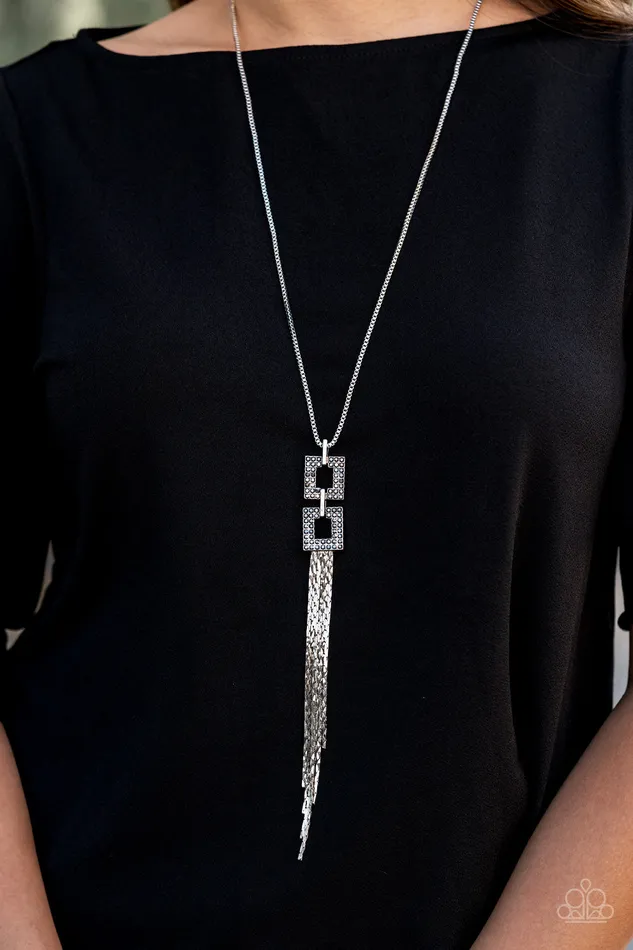 Paparazzi Jewelry Necklaces Paparazzi Necklace Times Square Stunner Silver