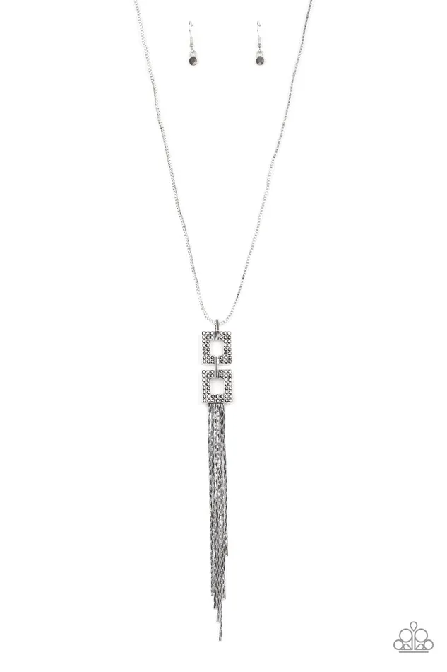Paparazzi Jewelry Necklaces Paparazzi Necklace Times Square Stunner Silver