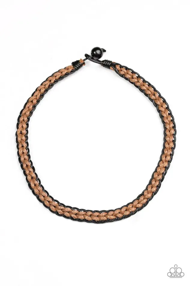 Paparazzi Jewelry Necklaces Paparazzi Necklace Trail Guide Brown