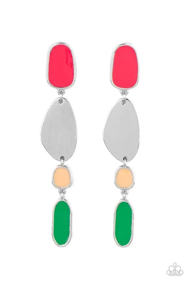 Paparazzi Jewelry Paparazzi Earring Deco By Design Multi Earrings Paparazzi Jewelry Paparazzi Earring Deco By Design Multi Earrings