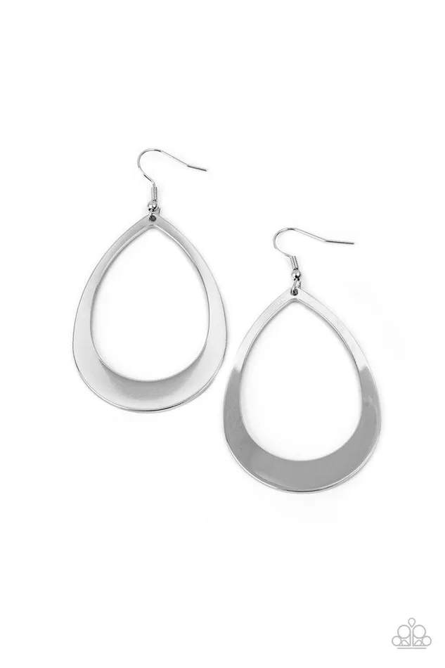 Paparazzi Jewelry Paparazzi Earring Fierce Fundamentals Silver Earrings Paparazzi Jewelry Paparazzi Earring Fierce Fundamentals Silver Earrings