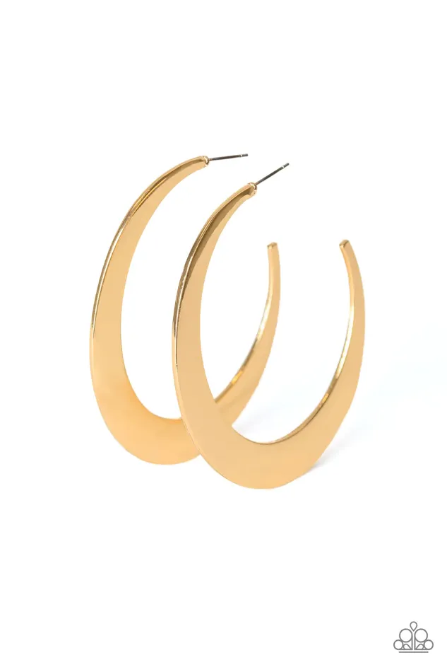 Paparazzi Jewelry Paparazzi Earring Moon Beam Gold Earrings