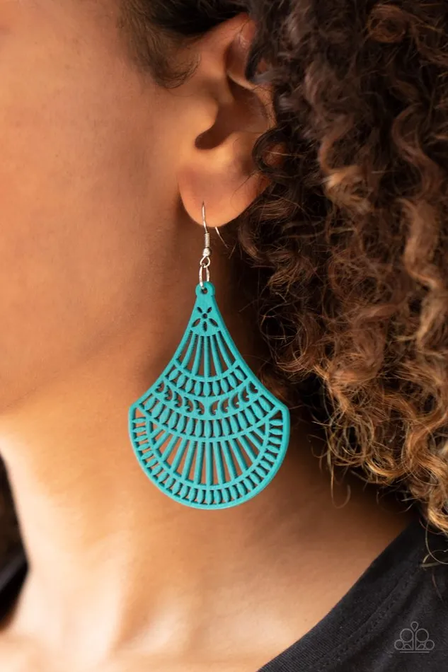 Paparazzi Jewelry Paparazzi Earring Tropical Tempest Blue Earrings