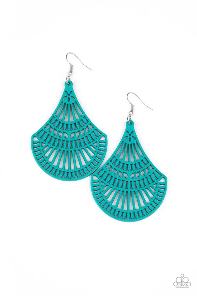 Paparazzi Jewelry Paparazzi Earring Tropical Tempest Blue Earrings Paparazzi Jewelry Paparazzi Earring Tropical Tempest Blue Earrings