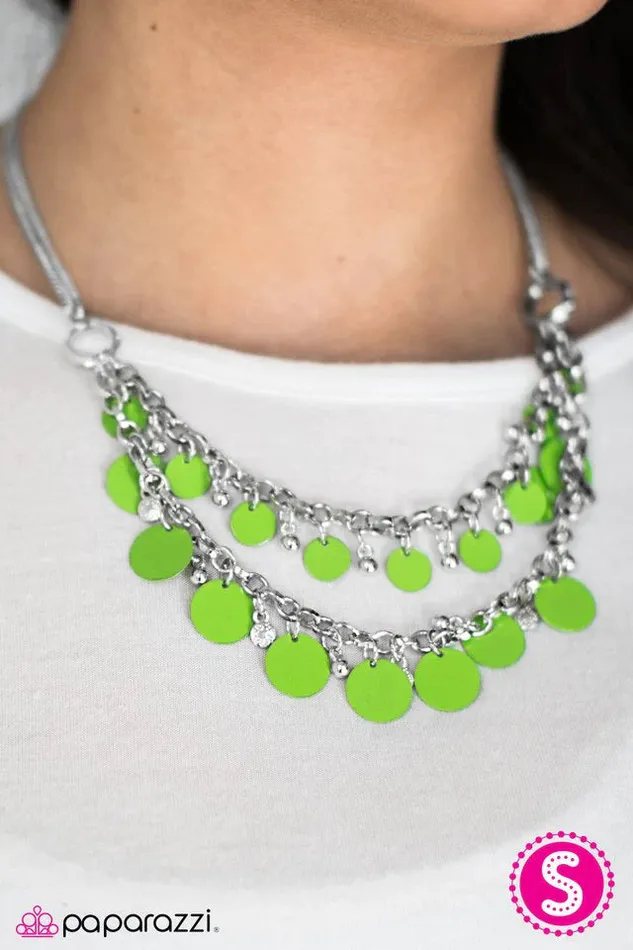 Paparazzi Jewelry Paparazzi Necklace Bright Horizons Green Necklaces