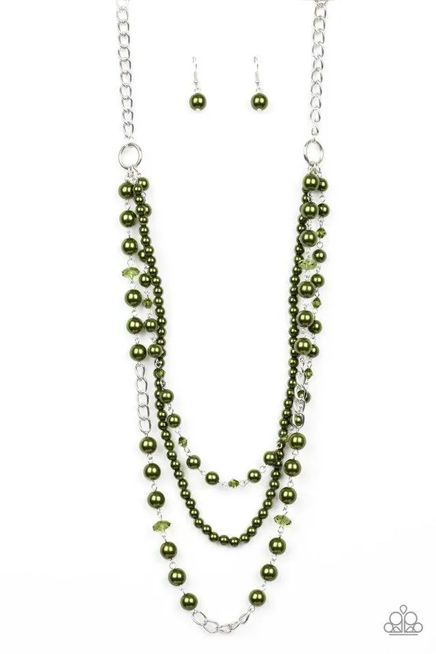 Paparazzi Jewelry Paparazzi Necklace New York City Chic Green Necklaces