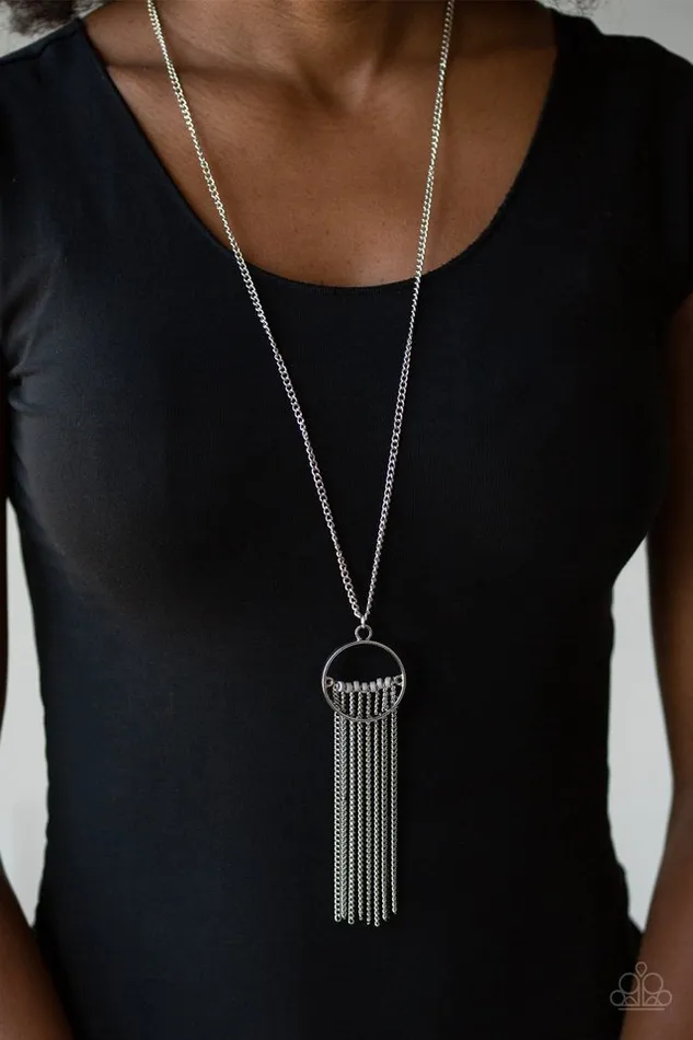 Paparazzi Jewelry Paparazzi Necklace Terra Tassel Silver Necklaces