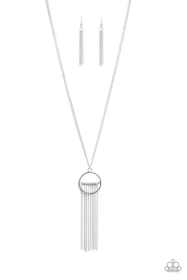 Paparazzi Jewelry Paparazzi Necklace Terra Tassel Silver Necklaces Paparazzi Jewelry Paparazzi Necklace Terra Tassel Silver Necklaces