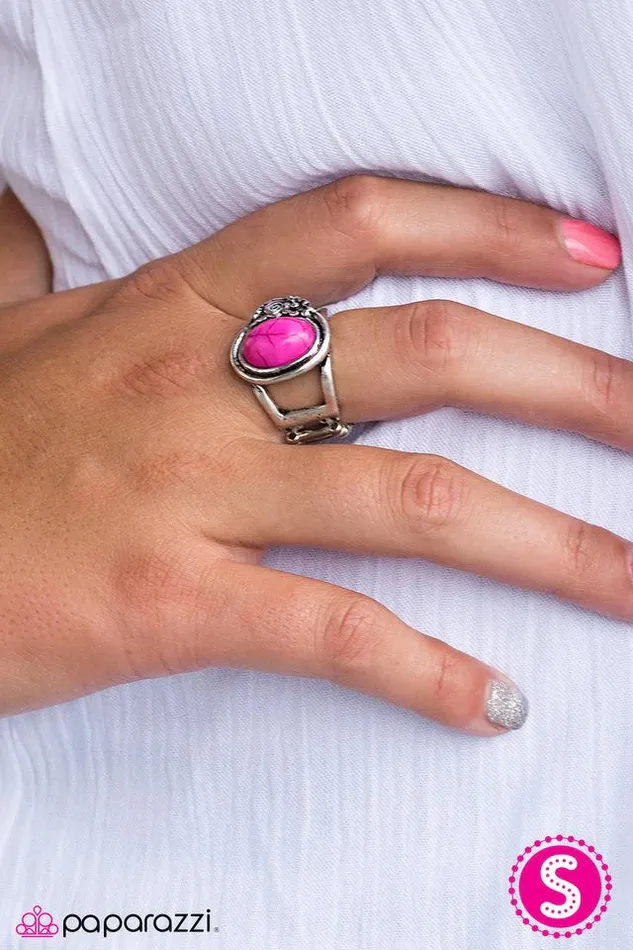 Paparazzi Jewelry Rings Paparazzi Ring All For The WEST Pink