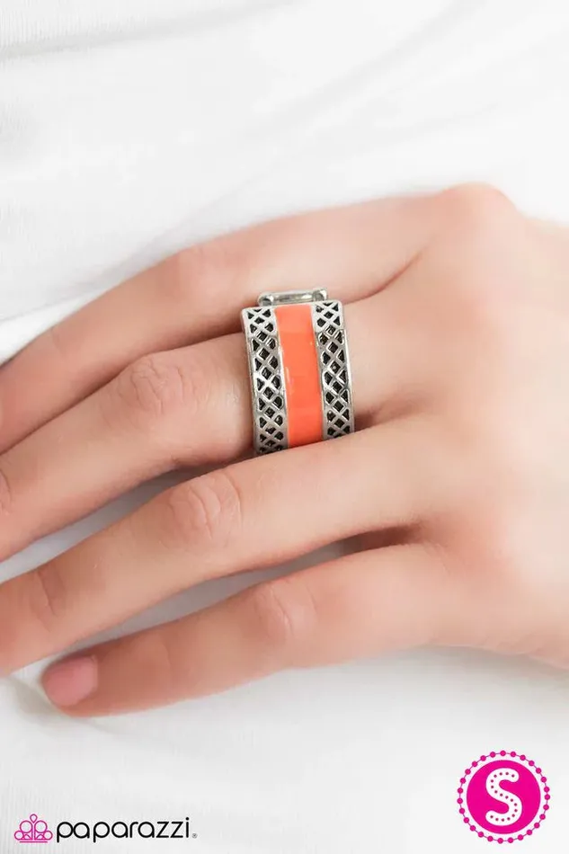 Paparazzi Jewelry Rings Paparazzi Ring Blaze of Glory Orange