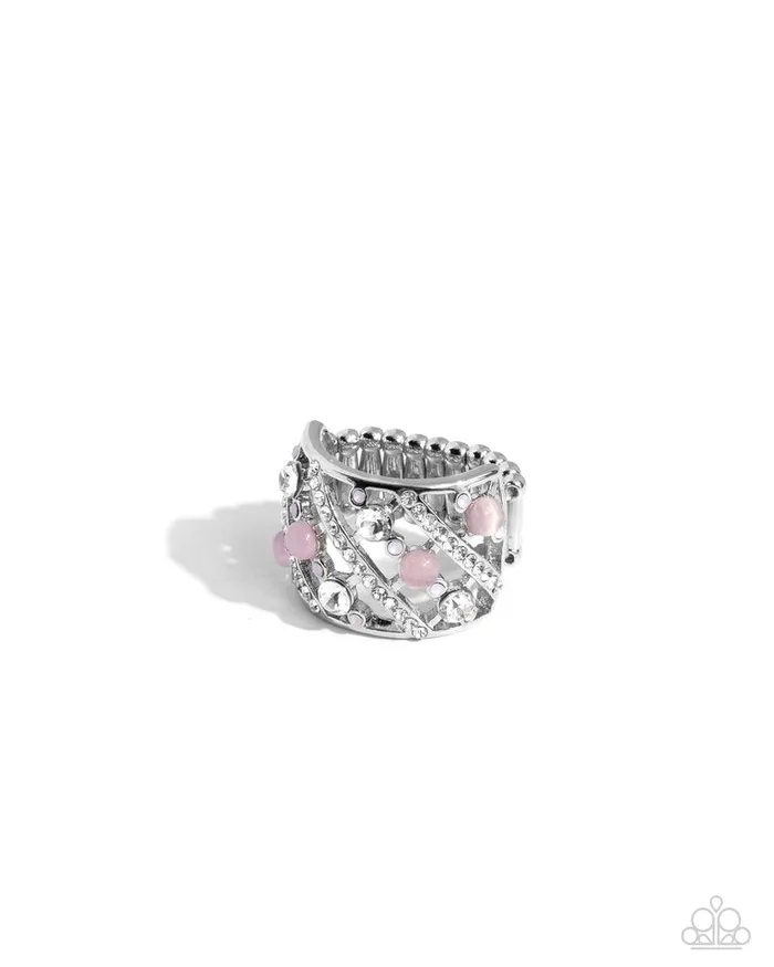 Paparazzi Jewelry Rings Paparazzi Ring Bubbles for Brunch Pink Paparazzi Jewelry Rings Paparazzi Ring Bubbles for Brunch Pink