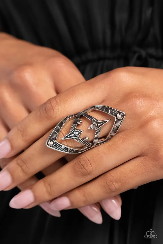 Paparazzi Jewelry Rings Paparazzi Ring Daring Diamonds Silver