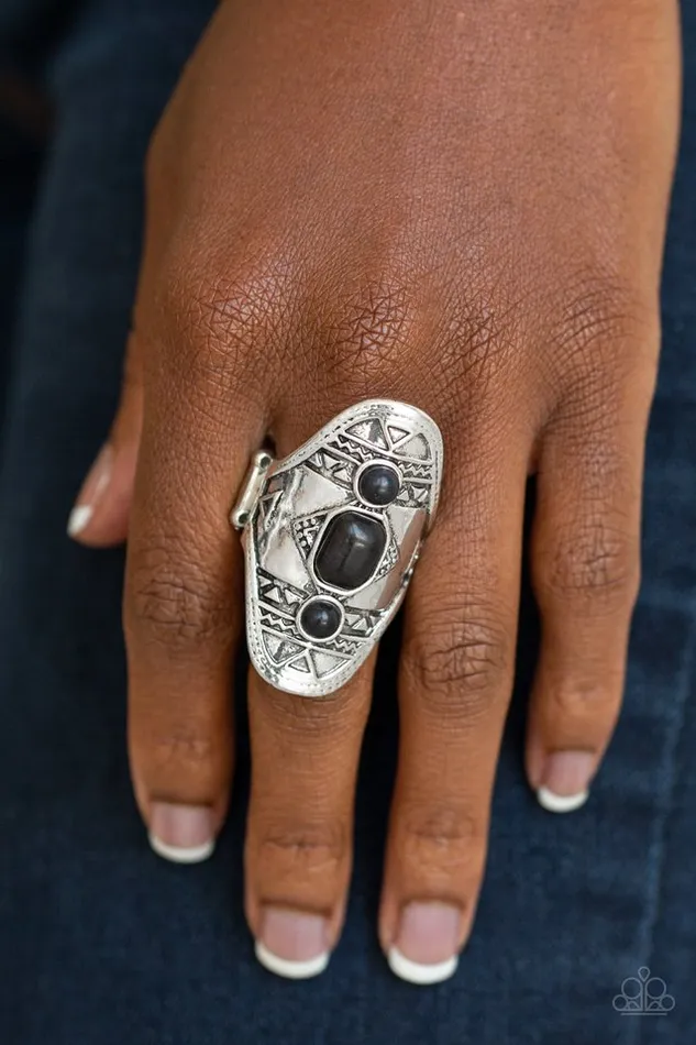 Paparazzi Jewelry Rings Paparazzi Ring Desert Paint Black