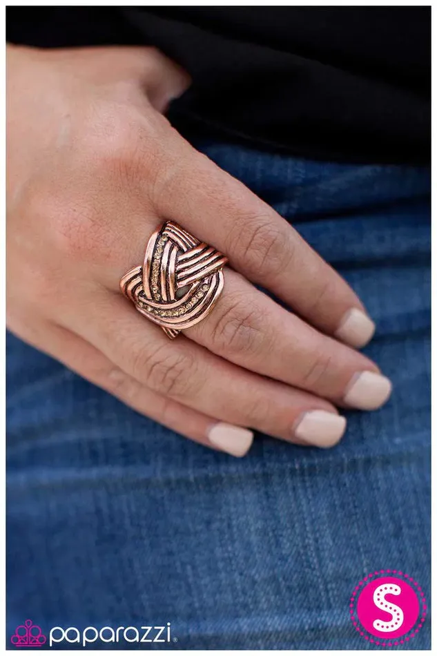 Paparazzi Jewelry Rings Paparazzi Ring Intoxicating Illusion Copper