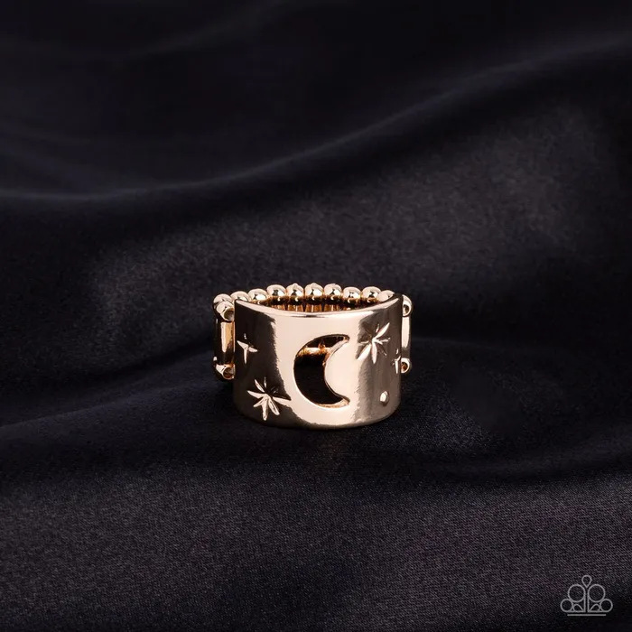 Paparazzi Jewelry Rings Paparazzi Ring Lunar Levels Gold Paparazzi Jewelry Rings Paparazzi Ring Lunar Levels Gold