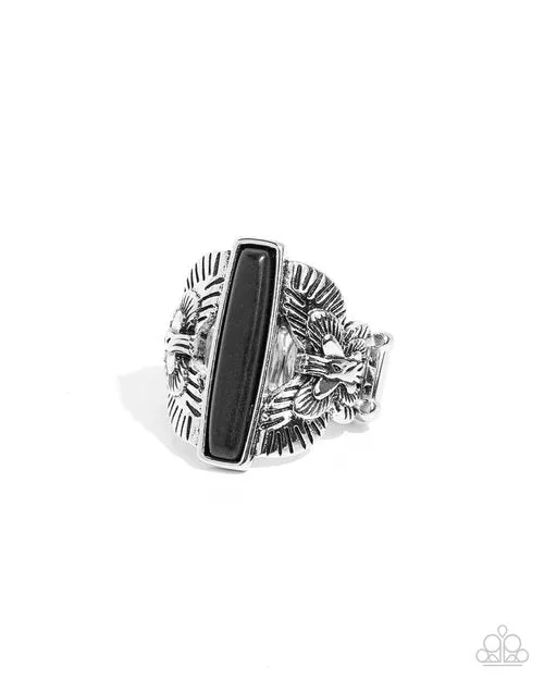 Paparazzi Jewelry Rings Paparazzi Ring Tropical Theme Black Paparazzi Jewelry Rings Paparazzi Ring Tropical Theme Black