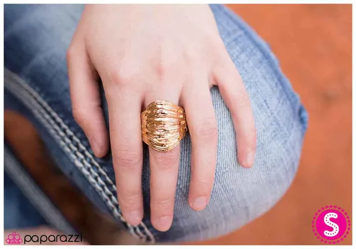 Paparazzi Jewelry Rings Paparazzi Ring When All Is Said and Done Gold